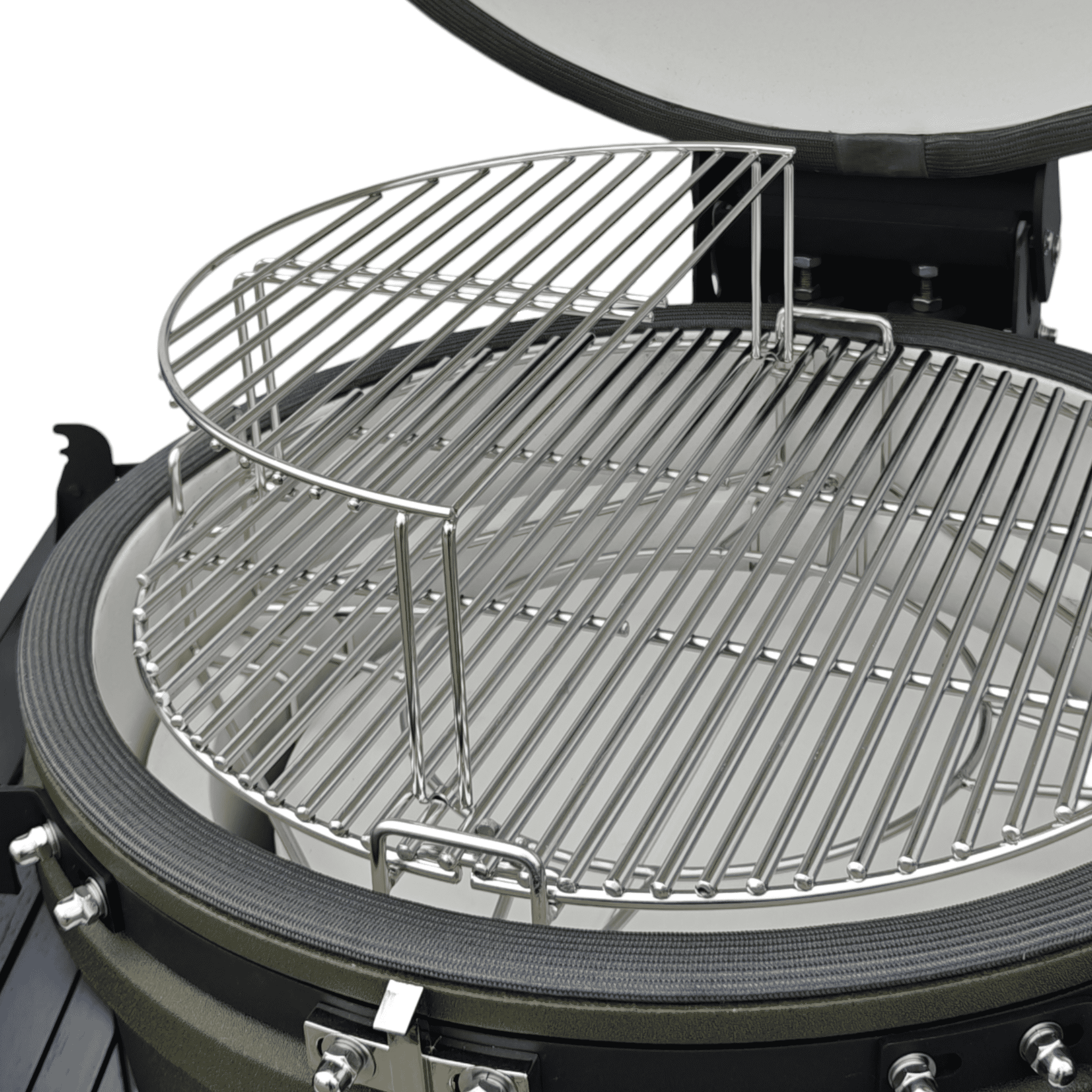 Explode BBQ - Halve Maan Grillverhoger RVS Compact